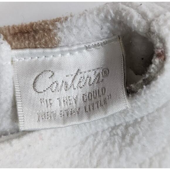 Vintage Carters Fleece Dress sz 6-9m - Picture 3 of 3